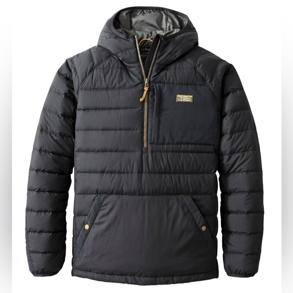 LL BEAN Men’s Mountain Classic Down Pullover Jacket